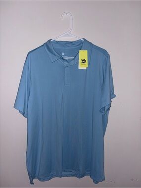 all in motion Men's Sky Blue Performance Polo